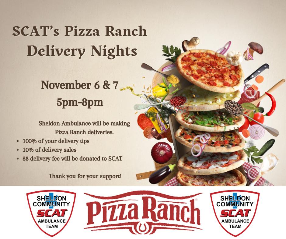 SCAT Pizza Delivery, November 6 & 7